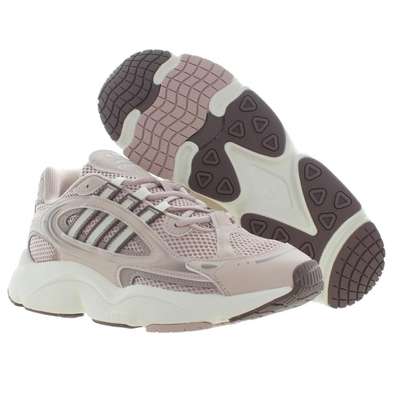 Adidas NWOT White Light Pink and Cream Ozmillen Sneakers Size 9 - Picture 1 of 10
